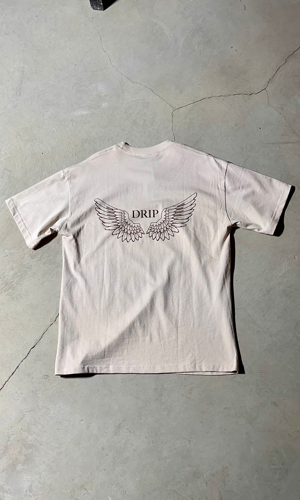 TEE DRIP AT BEIGE