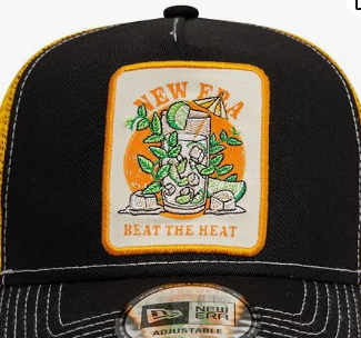 SUMMER PATCH TRUCKER NEWERA BLKGRY