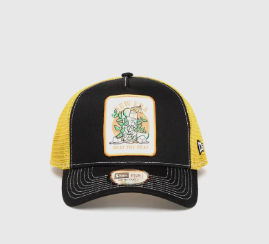 SUMMER PATCH TRUCKER NEWERA BLKGRY