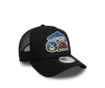 NE OUTDOOR PATCH TRUCKER NEWERA BLK