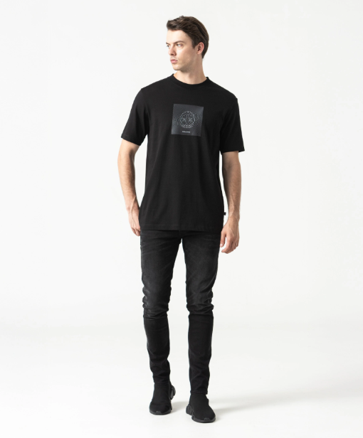 TAPHERUS T-SHIRT MEN BLACK