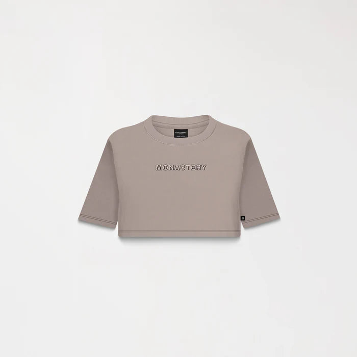 ROISIN CROP TOP WOMEN TAUPE GRAY
