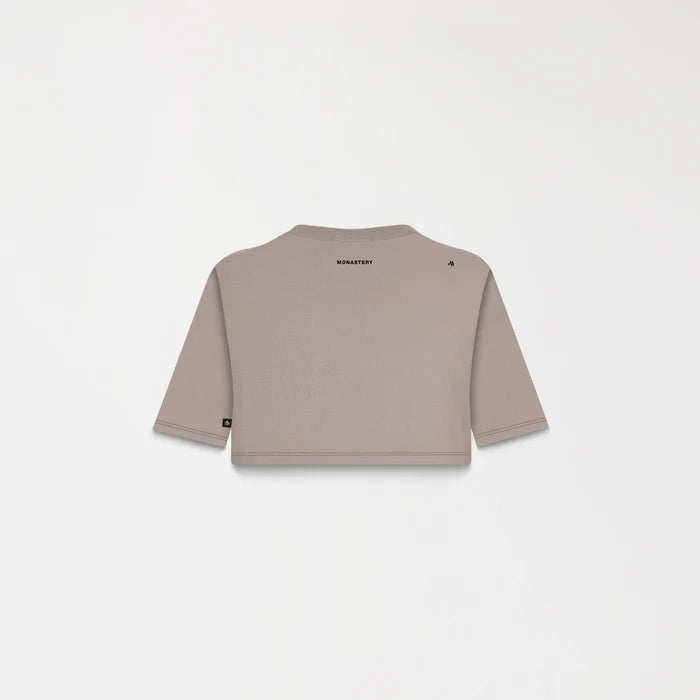 ROISIN CROP TOP WOMEN TAUPE GRAY