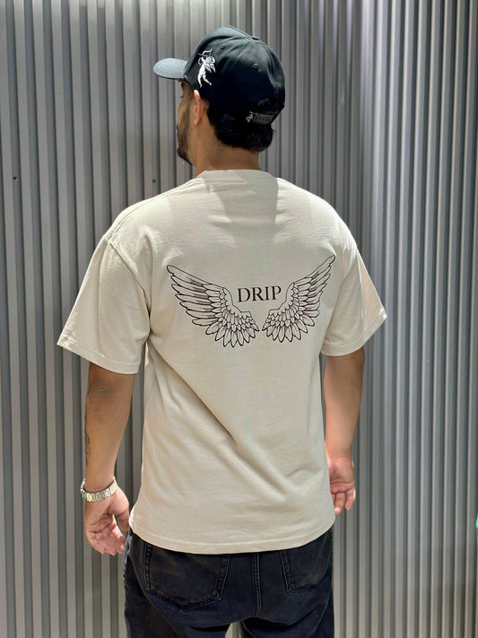 TEE DRIP AT BEIGE