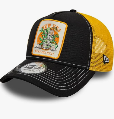 SUMMER PATCH TRUCKER NEWERA BLKGRY