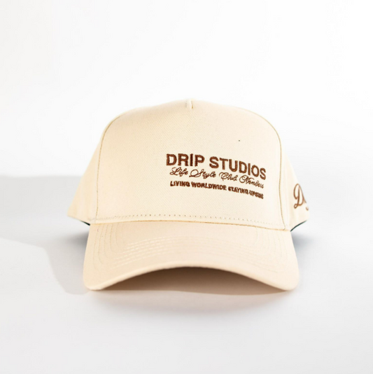 CAP BEIGE DRIP STUDIOS