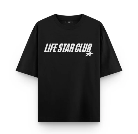 TEE DRIP LIFE STAR CLUB NEGRA