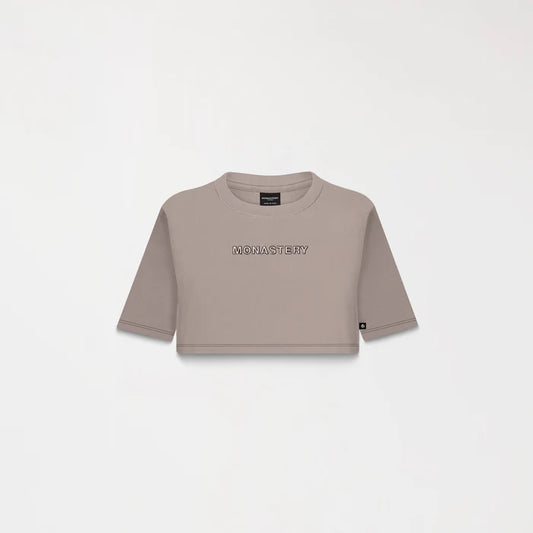ROISIN CROP TOP WOMEN TAUPE GRAY