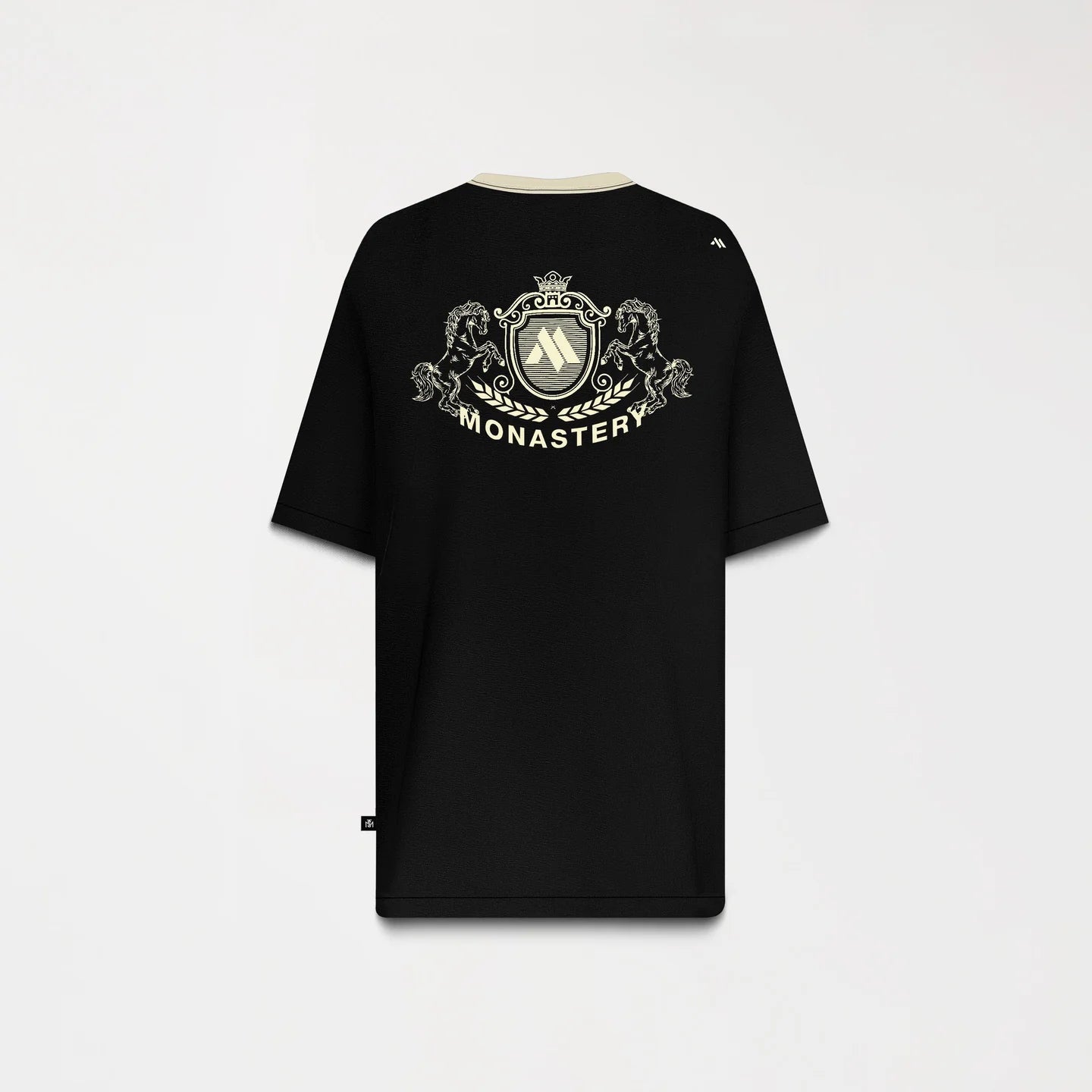 WARMBLOOD TSHIRT MEN OVERSIZED BLACK