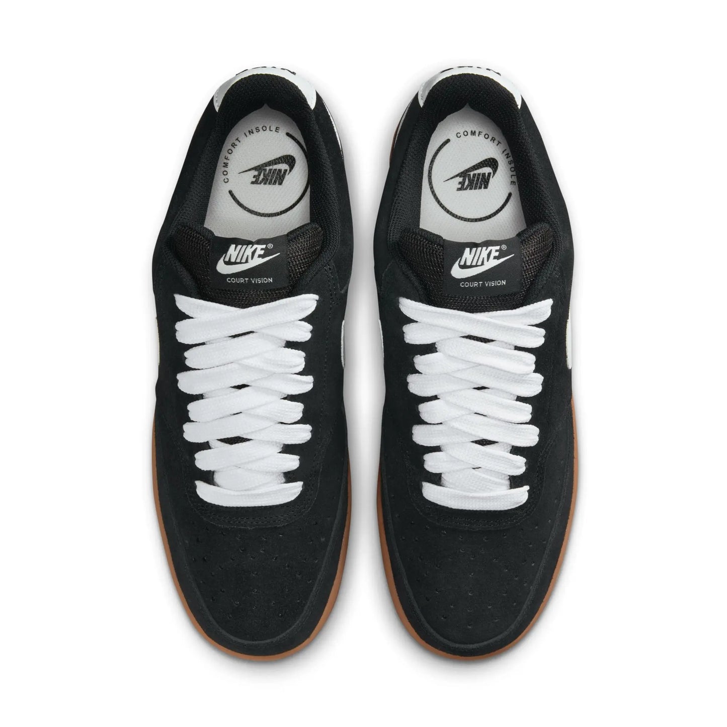NIKE COURT VISION GAMUZA BLACK