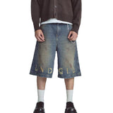 2740 STARDUST UNDGLD STUDIO DENIM LONG SHORTS MEN BLUE