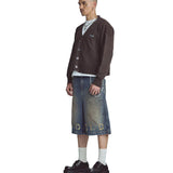 2740 STARDUST UNDGLD STUDIO DENIM LONG SHORTS MEN BLUE